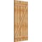 Ekena Millwork Joined Board-n-Batten Shutters w/Z-Bar, Rough Sawn Western Red Cedar, 26 7/8W x 55H, PR RBJ06Z26X055RWR - alternate 3